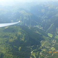 Flugwegposition um 10:54:11: Aufgenommen in der Nähe von Gemeinde Kammern im Liesingtal, Österreich in 1801 Meter